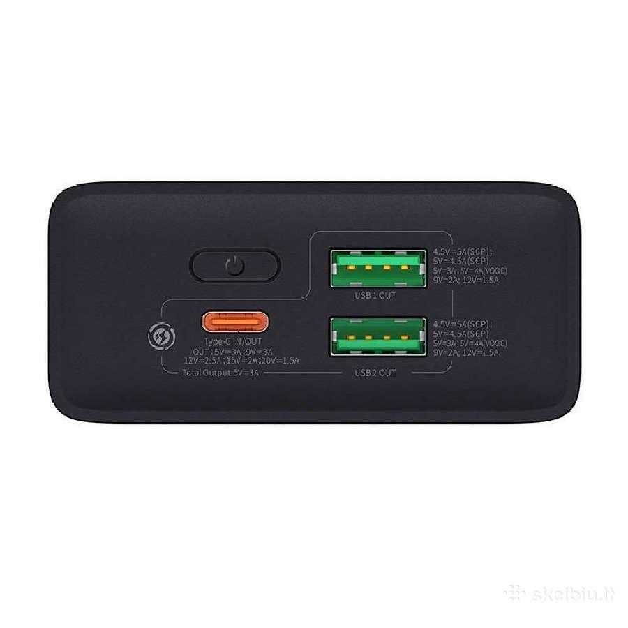 Powerbank Baseus Adaman 2, 20000mah, 30w - nuotraukos Nr. 2