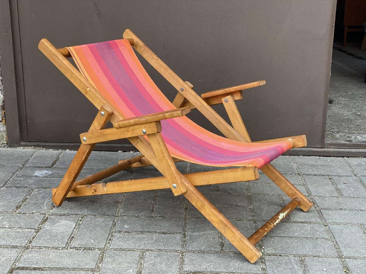 Unikalus Mid-century plezo kreslas vaikui - nuotraukos Nr. 6