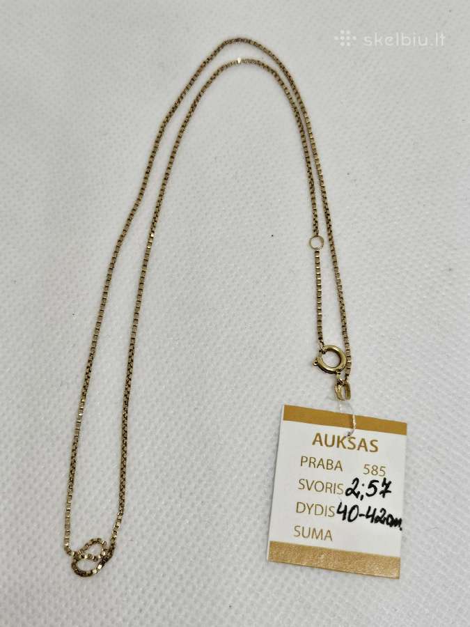 Auksinė grandinėlė - 249 Eur.