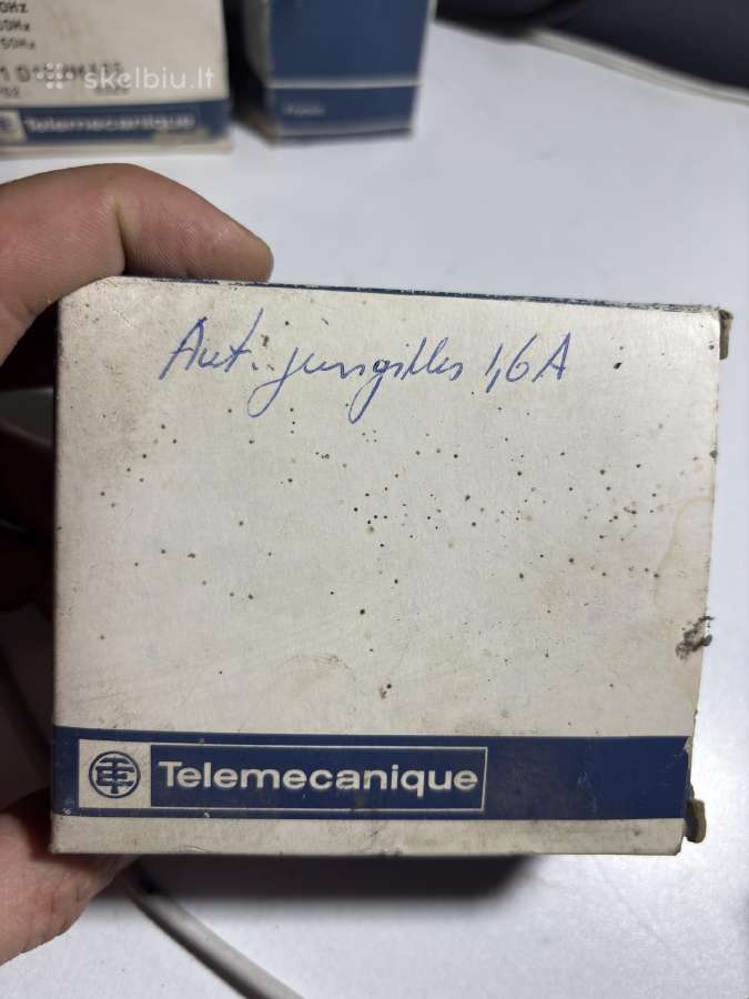 Variklio apsaugos jungiklis Telemecanique Gv1-m06 - nuotraukos Nr. 3