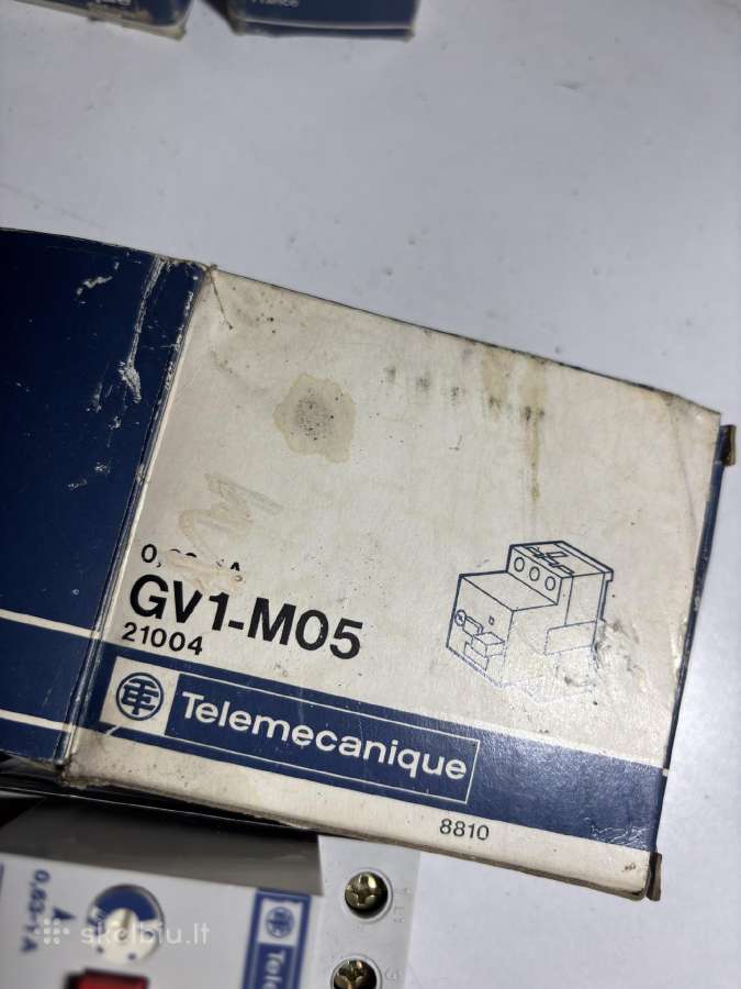 Variklio apsaugos jungiklis Telemecanique Gv1-m05 - nuotraukos Nr. 3
