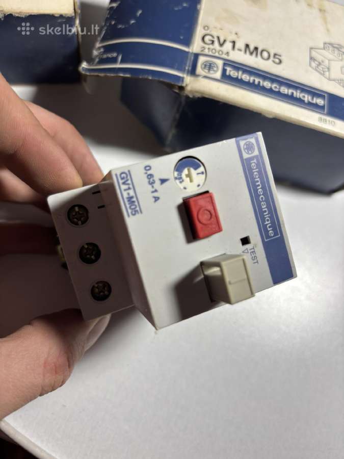 Variklio apsaugos jungiklis Telemecanique Gv1-m05