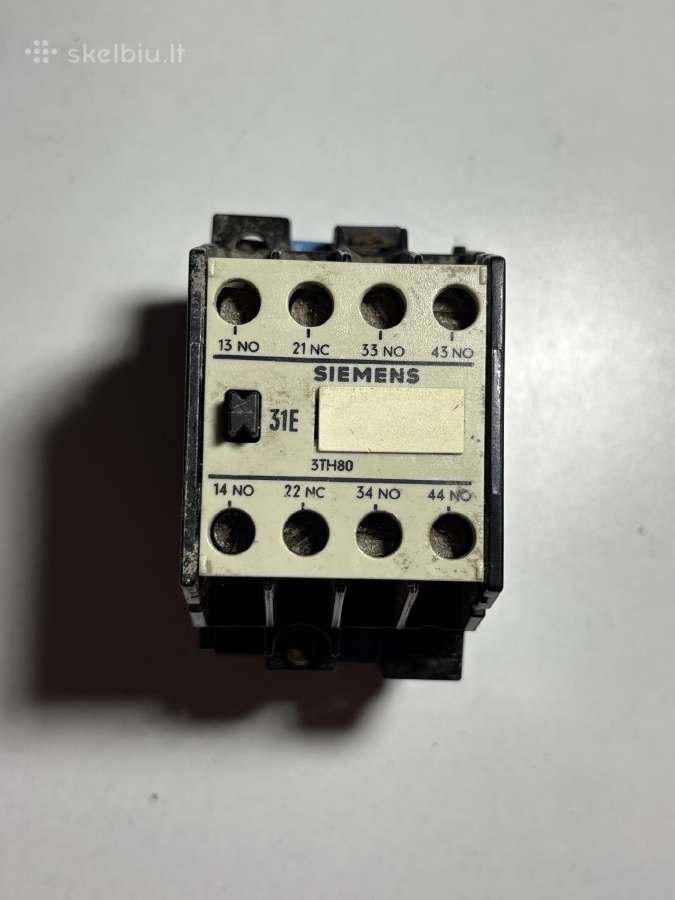 Siemens kontaktorius 3th80 31-0a (valdymo relė, 3n