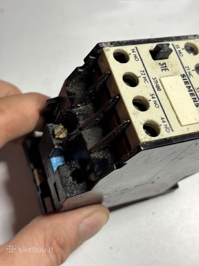 Siemens kontaktorius 3th80 31-0a (valdymo relė, 3n - nuotraukos Nr. 3