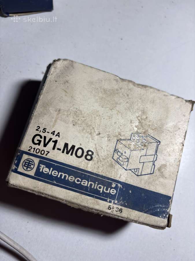 Variklio apsaugos jungiklis Telemecanique Gv1-m08
