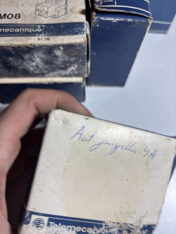 Variklio apsaugos jungiklis Telemecanique Gv1-m08 - nuotraukos Nr. 3