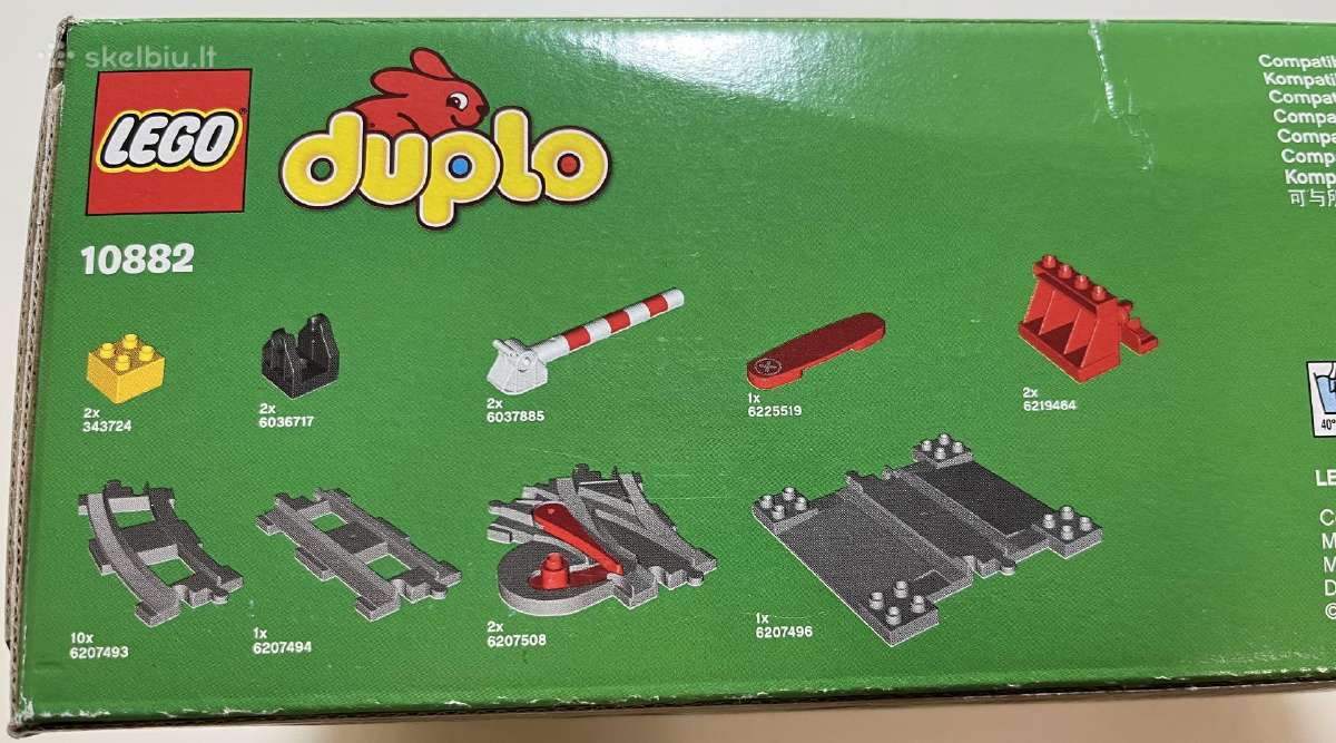 10882 Lego® Duplo Traukinių bėgiai - nuotraukos Nr. 2
