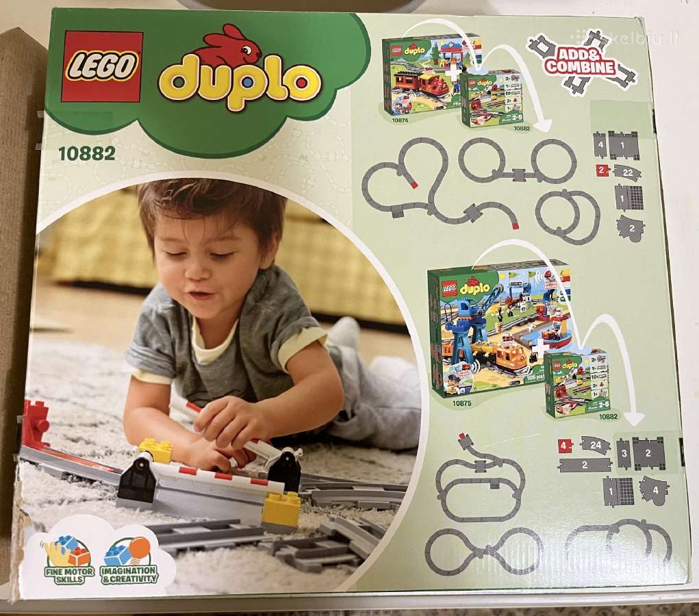 10882 Lego® Duplo Traukinių bėgiai - nuotraukos Nr. 3