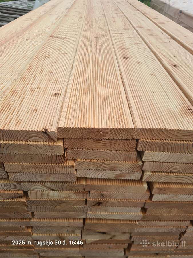 Maumedžio terasinės lentos - nuotraukos Nr. 10