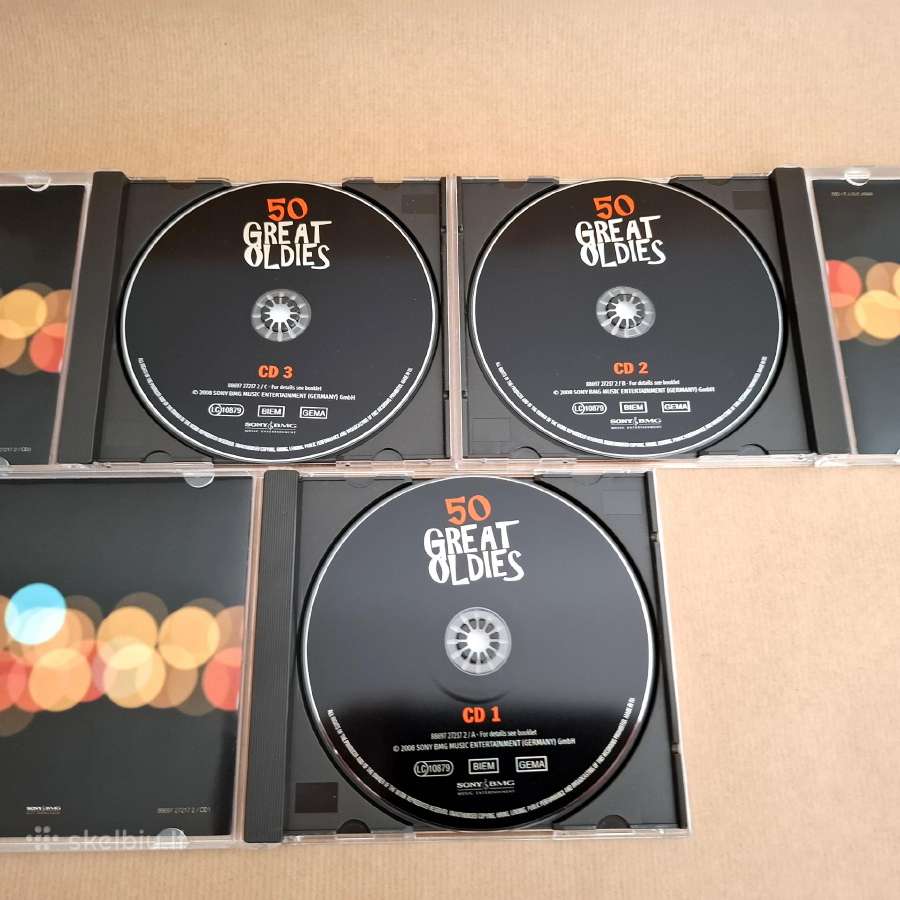 50 Great Oldies (3 x CD, rinkinys) - nuotraukos Nr. 6