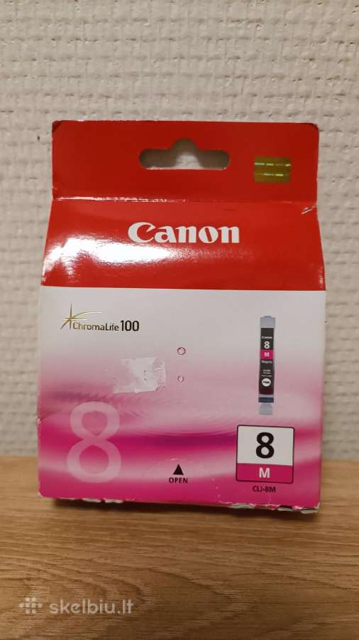 Kasetė rašaliniams spausdintuvams Canon Cli-8m Mag