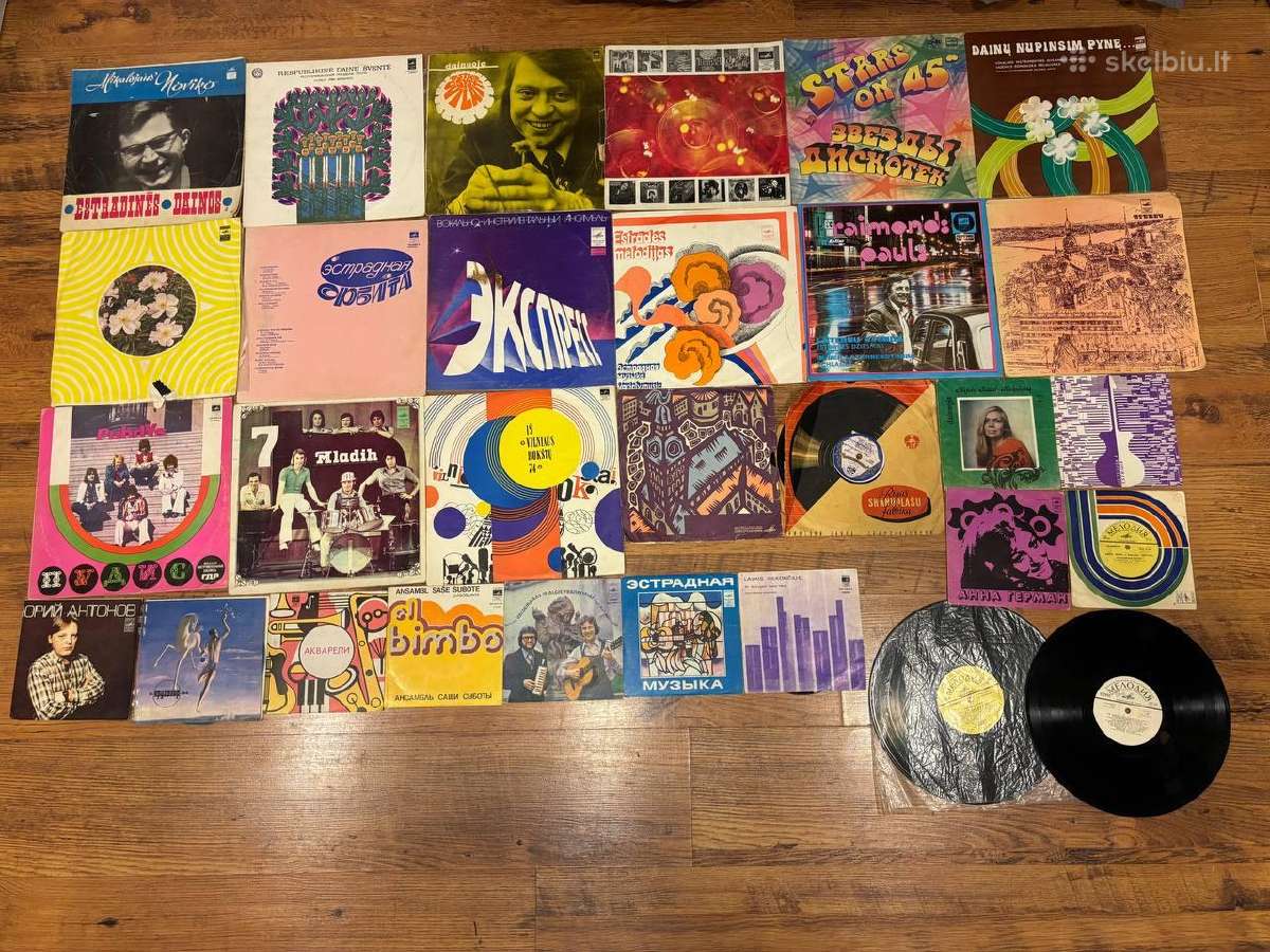 Įvairūs Vinilai 35vnt