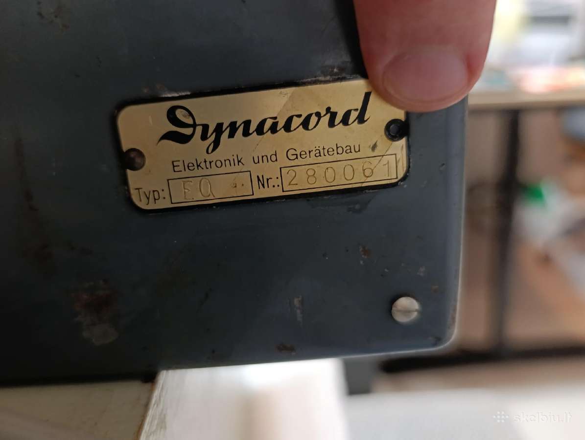 Dynacord Exquisit lempinis Stiprintuvas / Mixeris - nuotraukos Nr. 7