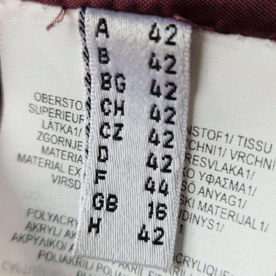 Švarkas su vilna M/l (38/40) dydžio - nuotraukos Nr. 3