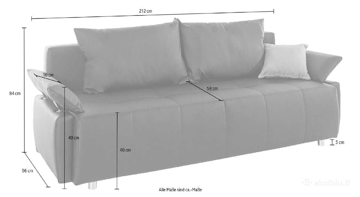 Sofa - lova "Funtastic" su patalynės dėže - nuotraukos Nr. 7