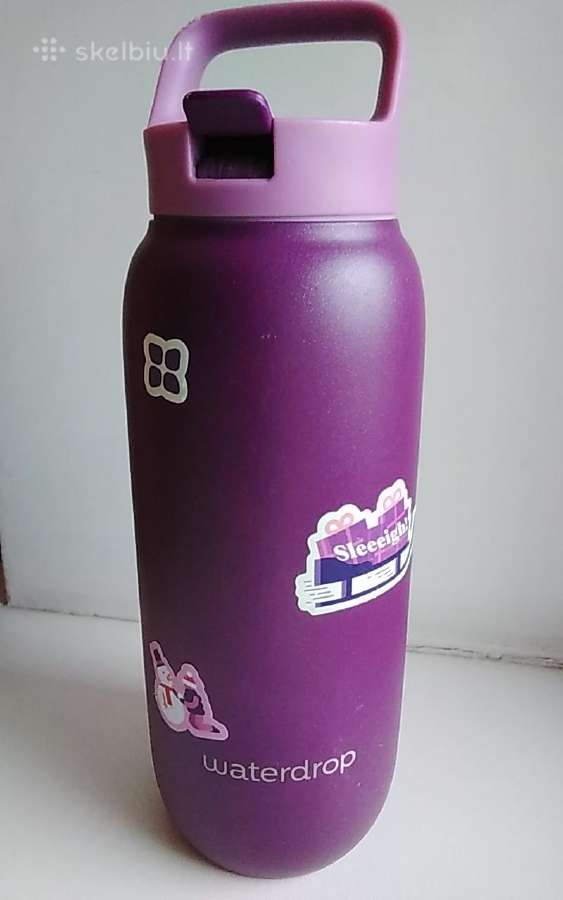 Waterdrop gertuvė su šiaudeliu 600 ml