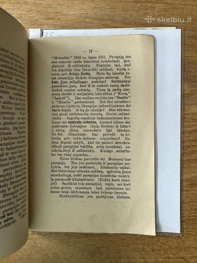 Katalikų Bažnyčia ir demokratizmas 1916 m. - nuotraukos Nr. 6