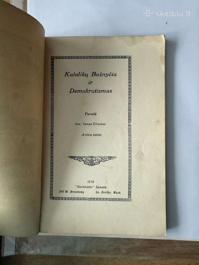 Katalikų Bažnyčia ir demokratizmas 1918 m. - nuotraukos Nr. 2