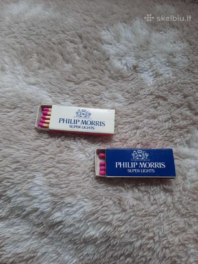 N01_01-07si. Degtukų dėžutės Philip Morris (2vnt.) - nuotraukos Nr. 2