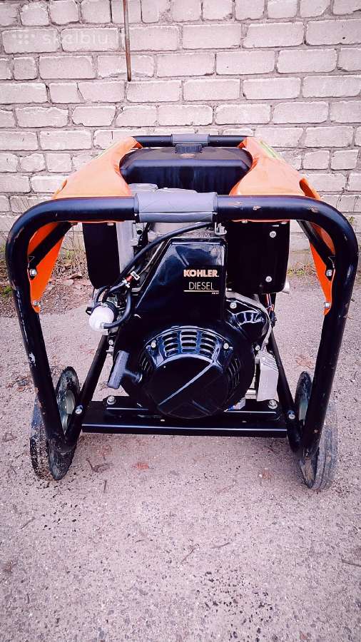 Nuoma, pardavimas dyzelinio generatoriaus 7 kw. - nuotraukos Nr. 3