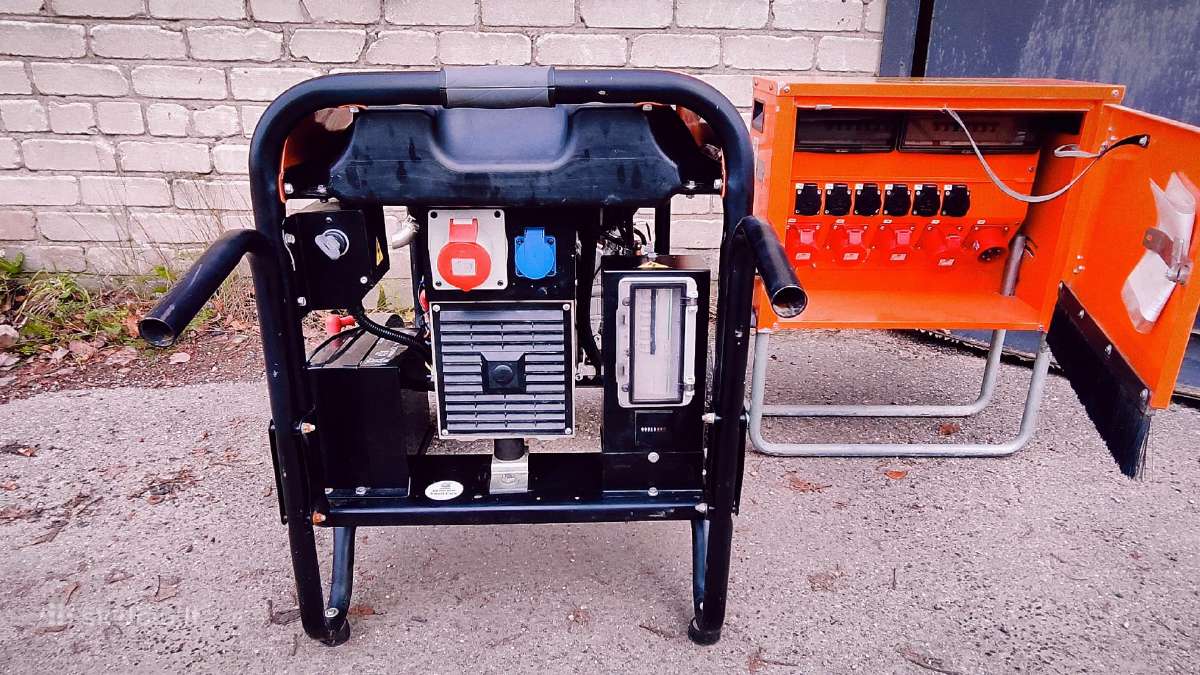 Nuoma, pardavimas dyzelinio generatoriaus 7 kw. - nuotraukos Nr. 5