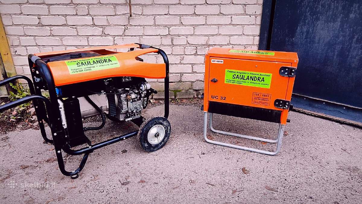 Nuoma, pardavimas dyzelinio generatoriaus 7 kw. - nuotraukos Nr. 6