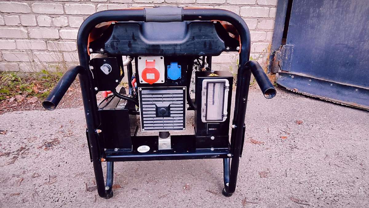 Nuoma, pardavimas dyzelinio generatoriaus 7 kw. - nuotraukos Nr. 7