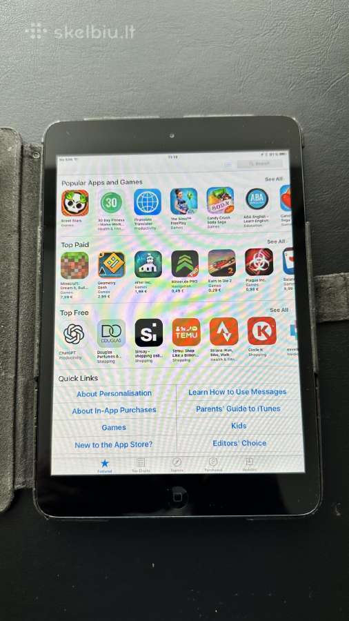 Apple iPad mini 64 GB Lte 7,9 pirma karta. - nuotraukos Nr. 12