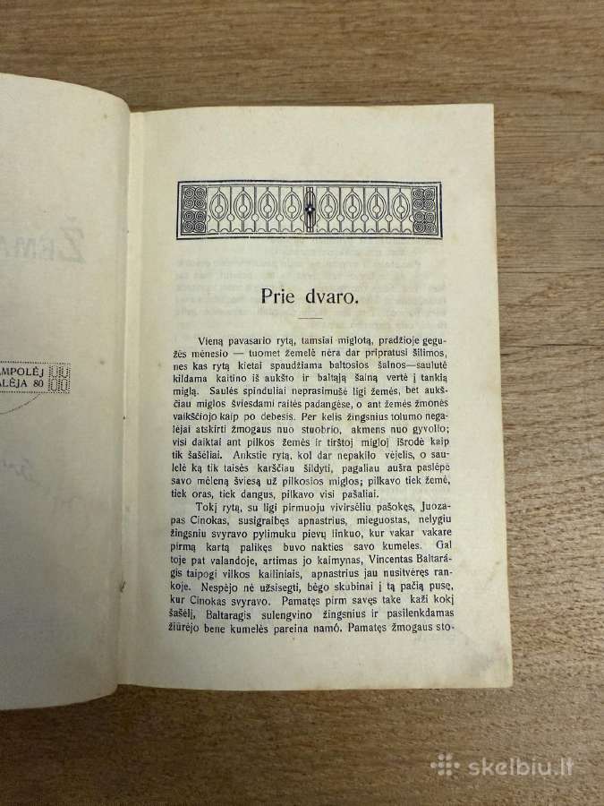 Žemaitės raštai. II tomas. 1925 m - nuotraukos Nr. 3