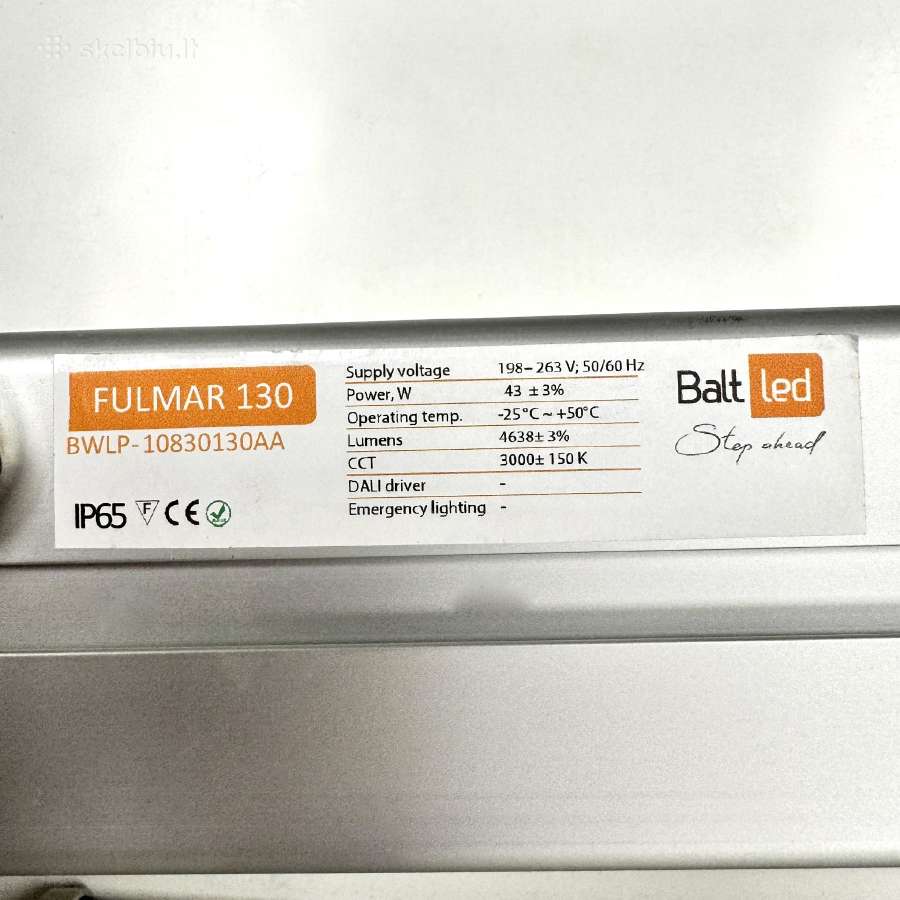 LED šviestuvas, minimalistinio dizaino, 30w 3000k - nuotraukos Nr. 21