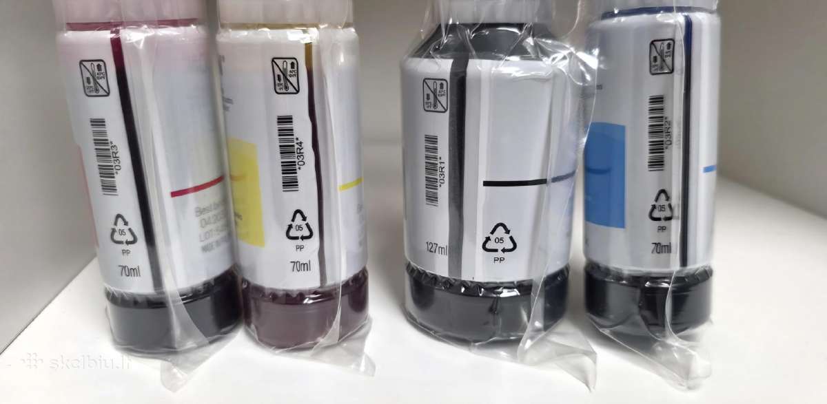 Epson ecotank 102 ink, rašalas, nauji. - nuotraukos Nr. 2