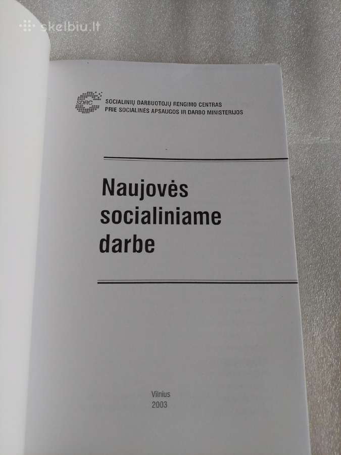 Naujovės socialiniame darbe - nuotraukos Nr. 2