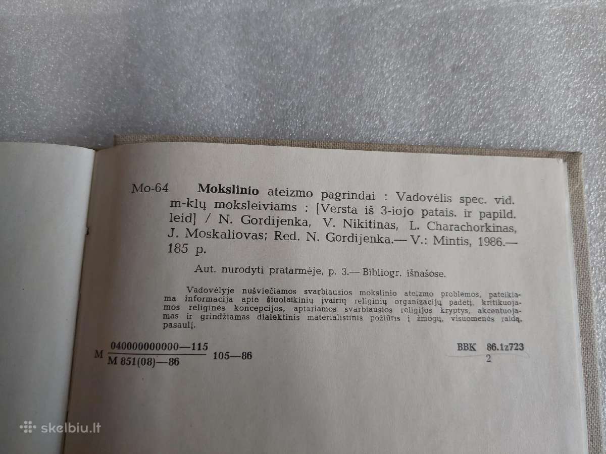 Mokslinio ateizmo pagrindai - nuotraukos Nr. 4