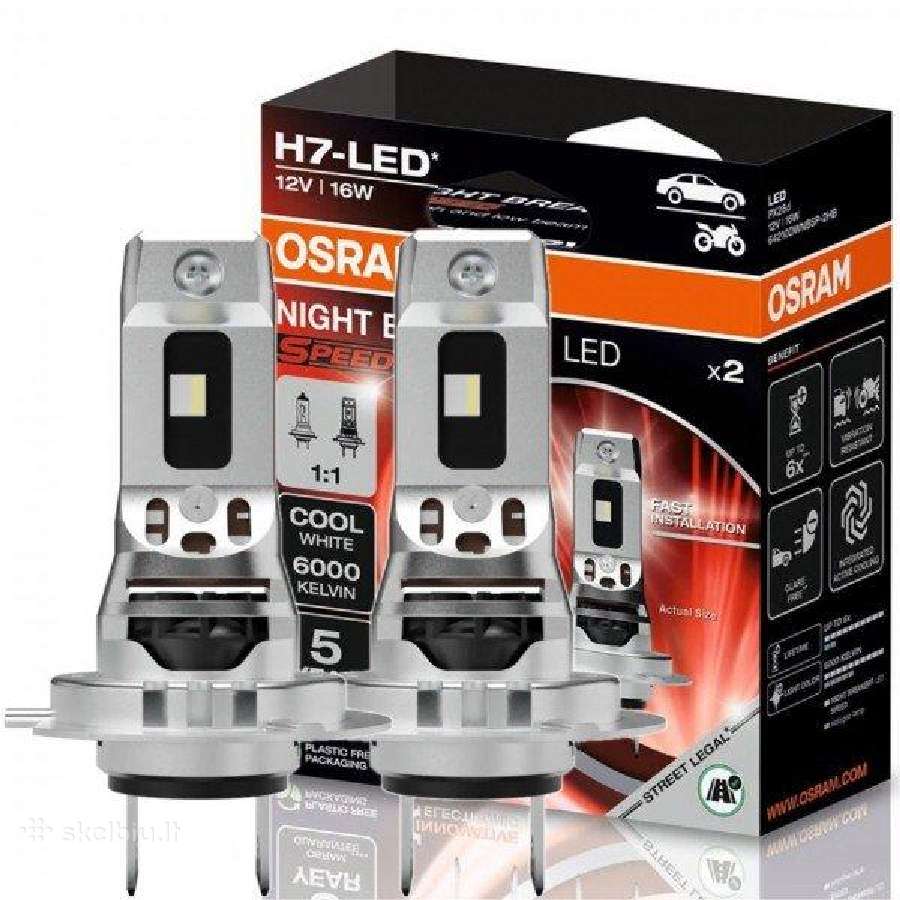 Osram Night Breaker H7 Speed legalūs keliuose 2vnt