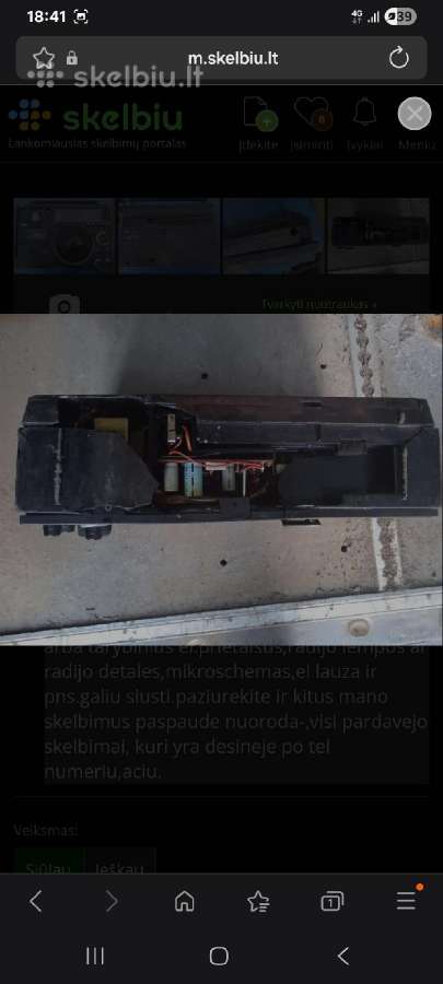 Magnetolos ir boomboxai ir pns. - nuotraukos Nr. 19