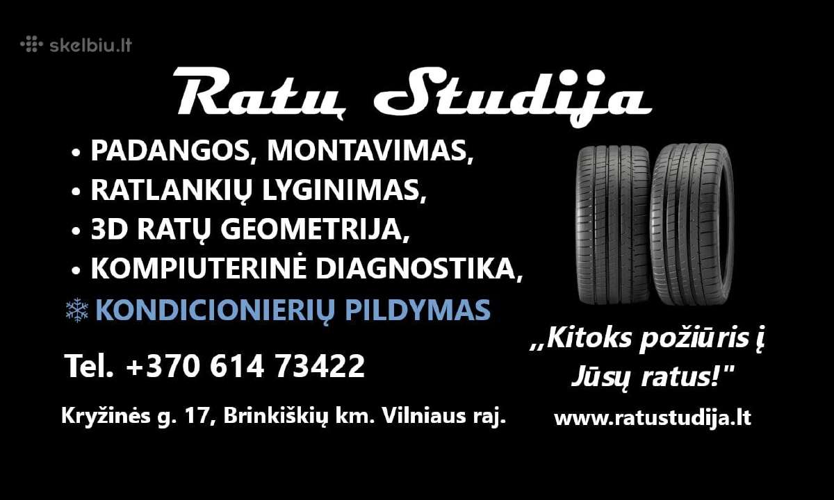 Padangų Montavimas Remontas Tik 10 min nuo Big