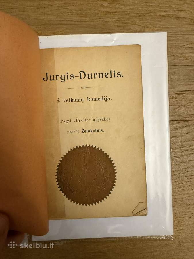 Jurgis- durnelis 1908 m. - nuotraukos Nr. 2