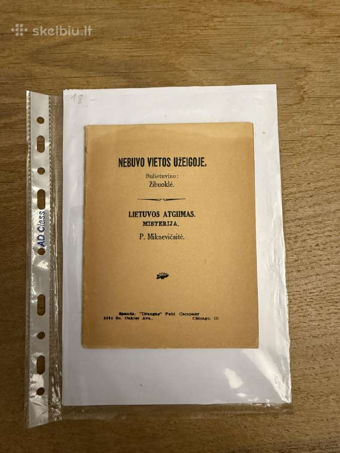 Nebuvo vietos užeigoje; Lietuvis Atgiimas 1912