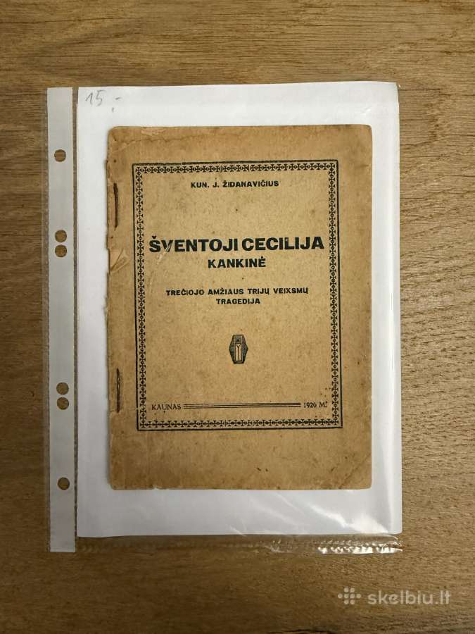 Šventoji Cecilija kankinė 1926 m.