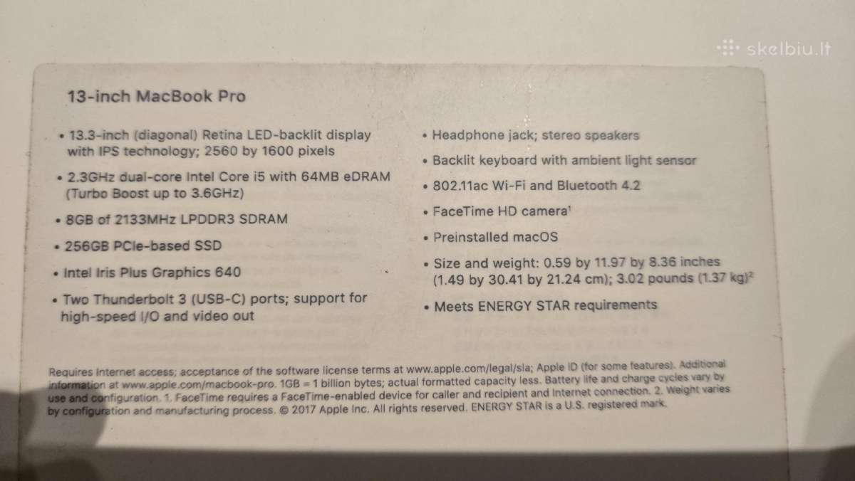 MacBook Pro 13 - nuotraukos Nr. 6