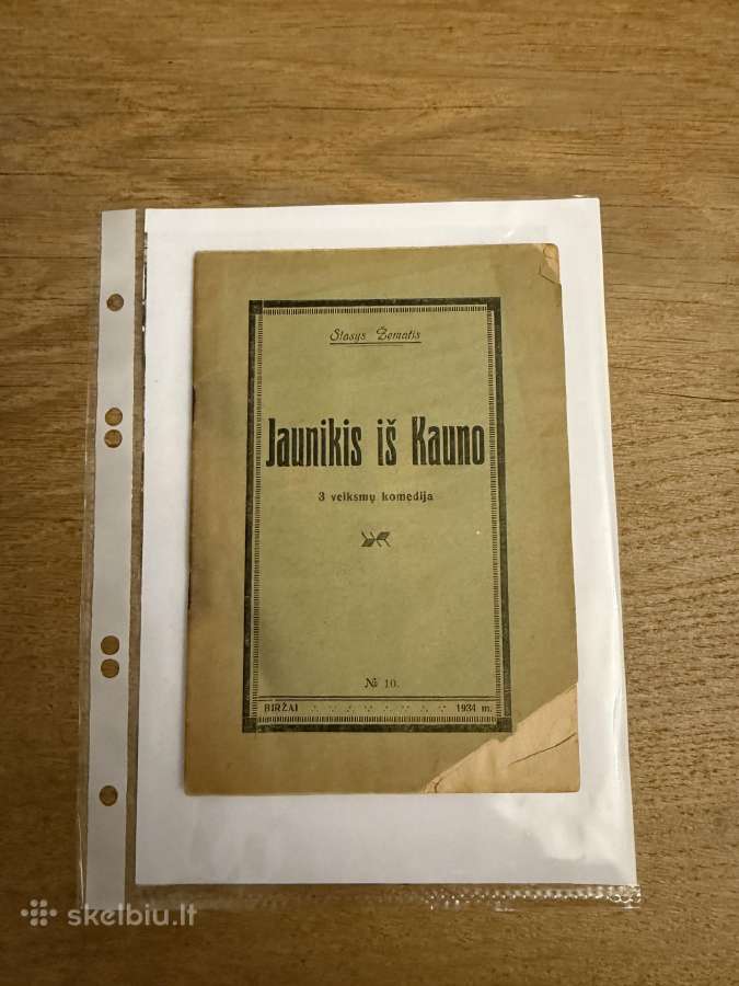 Jaunikis iš Kauno 1934 m.