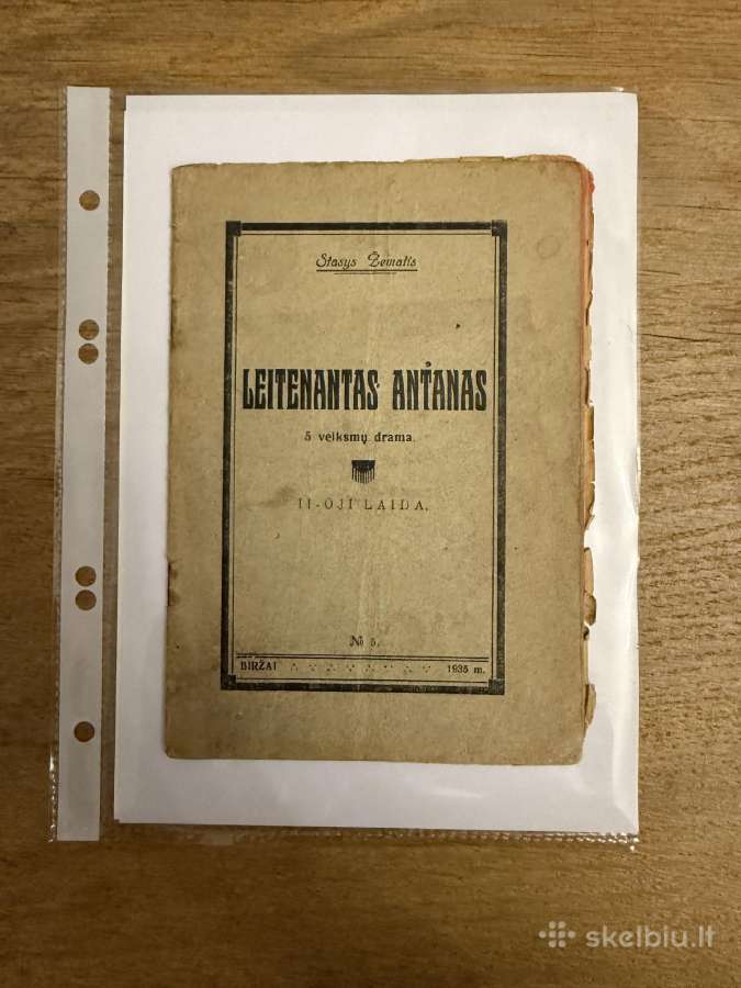 Leitenantas Antanas 1935 m.