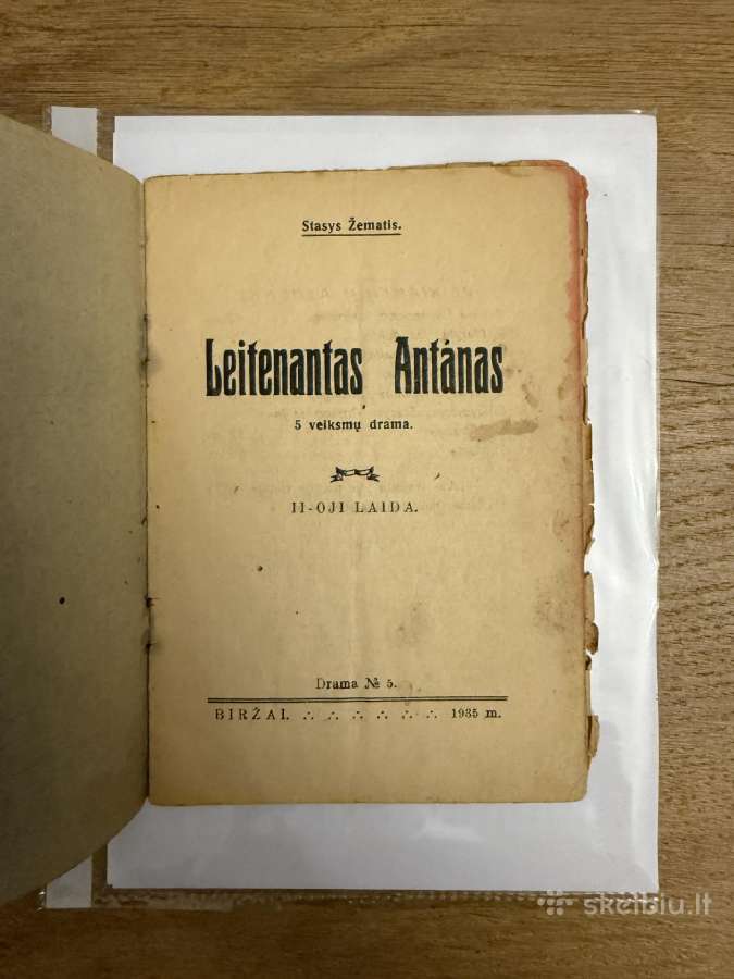 Leitenantas Antanas 1935 m. - nuotraukos Nr. 2