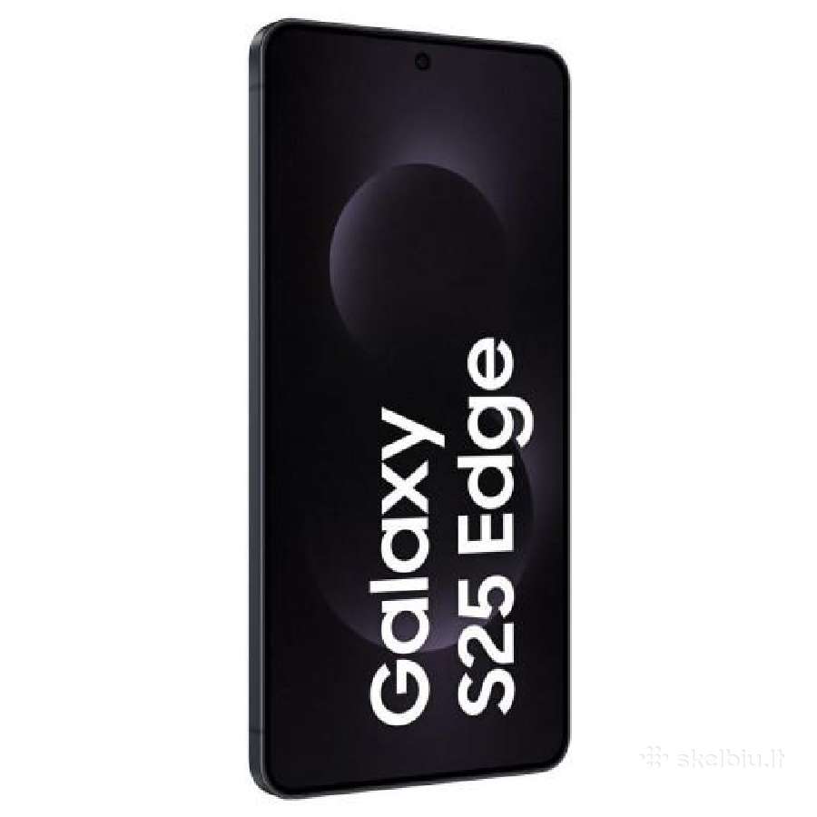Naujas Samsung S25 Edge, 256gb, 512gb, Jet Black