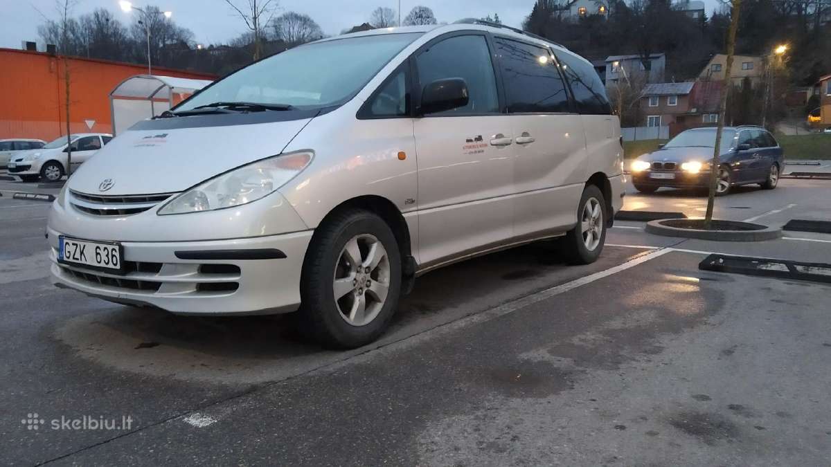 Toyota Previa auto nuoma 7vietų Kaune Kaunas - nuotraukos Nr. 2