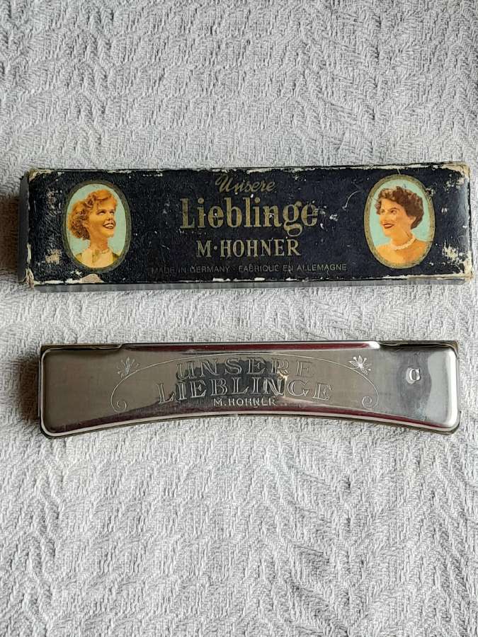 Antikvarinė lūpinė armonikėlė "Hohner" - nuotraukos Nr. 2