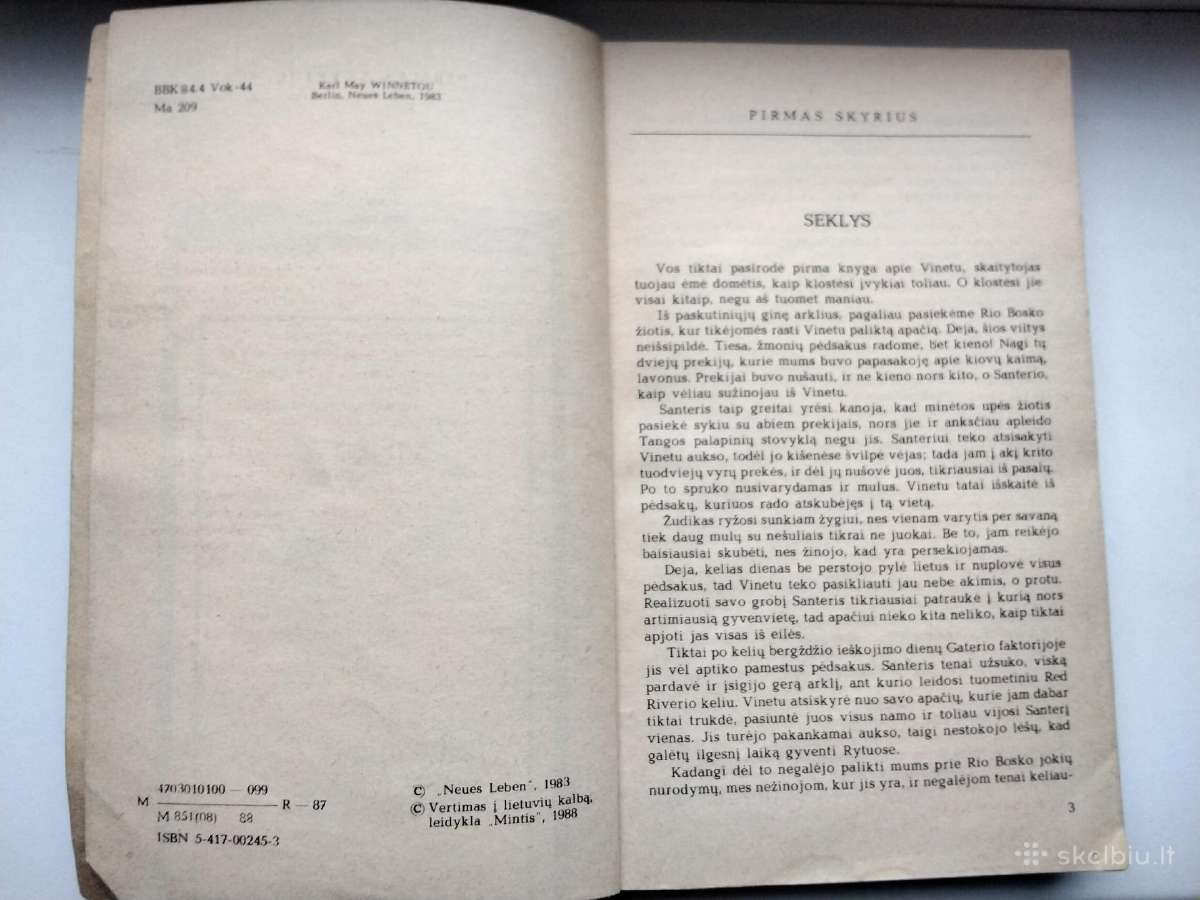 K. Majus. Vinetu. Antras, trečias tomai - nuotraukos Nr. 4