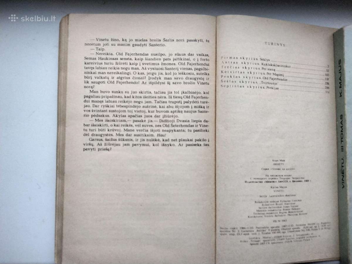 K. Majus. Vinetu. Antras, trečias tomai - nuotraukos Nr. 5