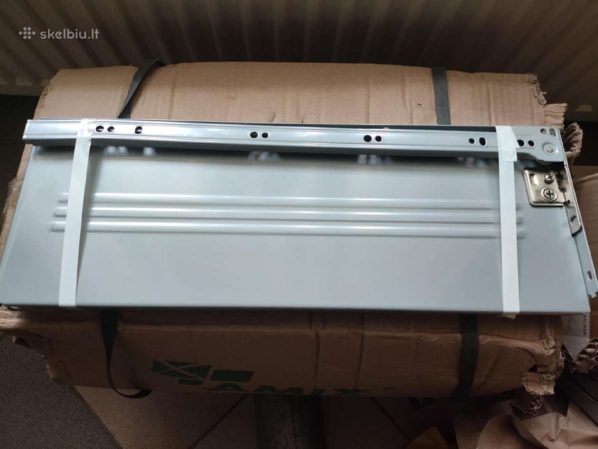 Nauji metaliniai stalčių šonai