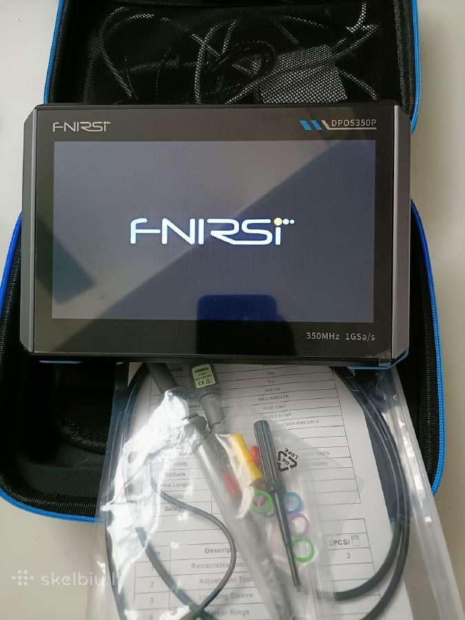 Fnirsi dpos350p oscilocografas spectre analizer - nuotraukos Nr. 2